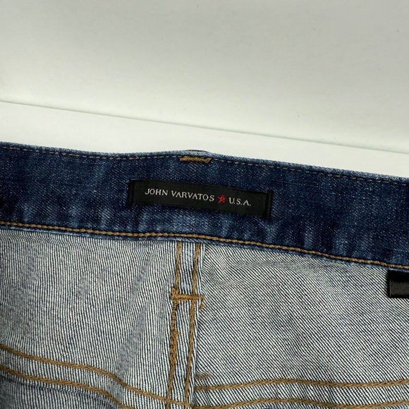 John Varvatos Jeans Men 38 Blue Star USA Classic Straight Leg Denim Mid Rise - Picture 7 of 16